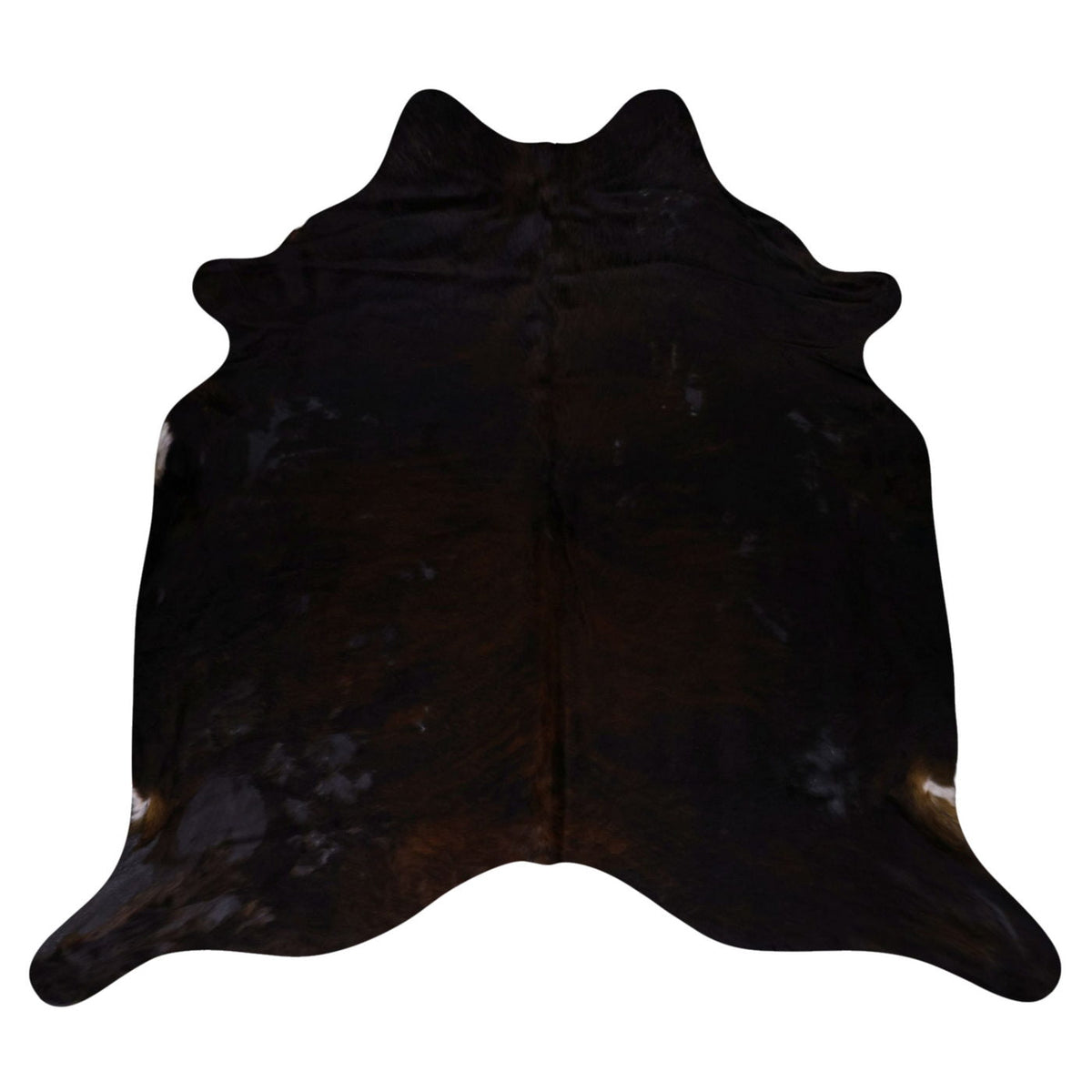 Natural Brazilian Cowhide Rug -  Espresso