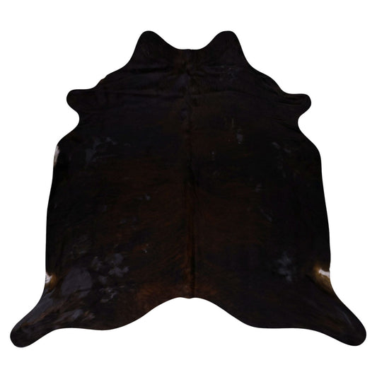 Natural Brazilian Cowhide Rug -  Espresso