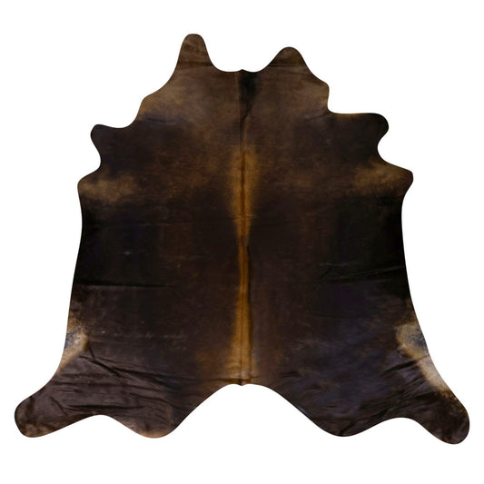 Natural Brazilian Cowhide Rug -  Espresso, Mocha & Caramel