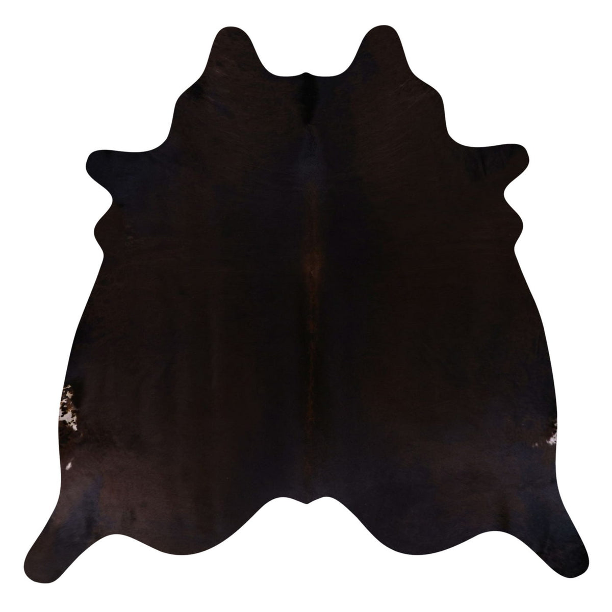 Natural Brazilian Cowhide Rug -  Espresso