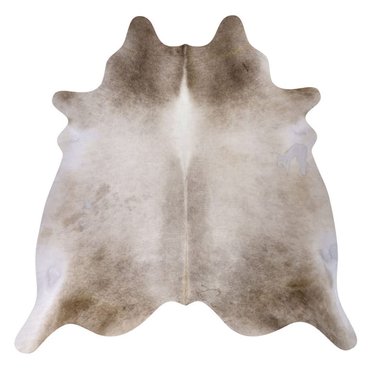 Natural Brazilian Cowhide Rug -  Ivory & Taupe