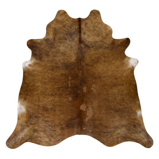 Natural Brazilian Cowhide Rug -  Mocha & Chocolate