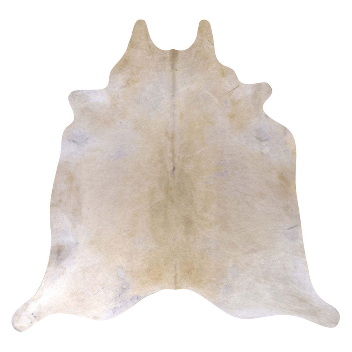 Natural Brazilian Cowhide Rug -  Ivory & Beige