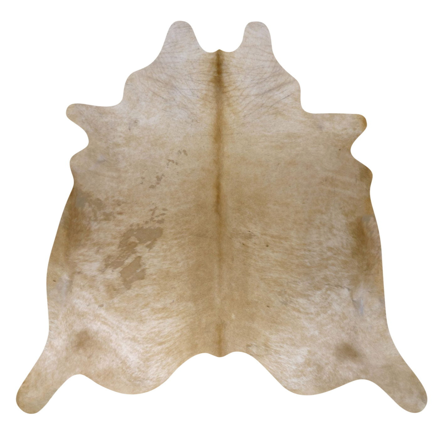 Natural Brazilian Cowhide Rug -  Caramel & Beige