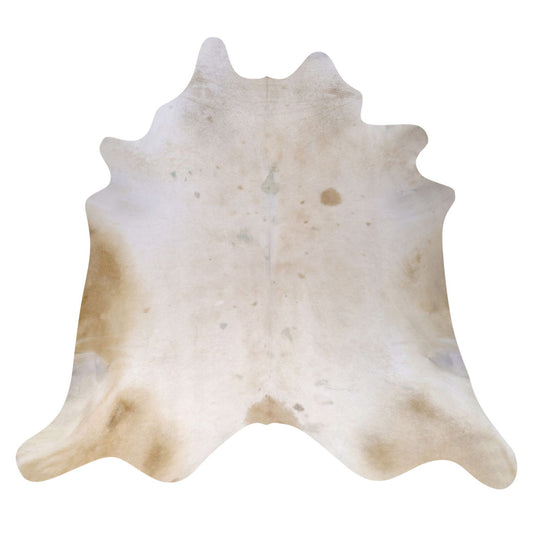 Natural Brazilian Cowhide Rug -  Ivory & Beige