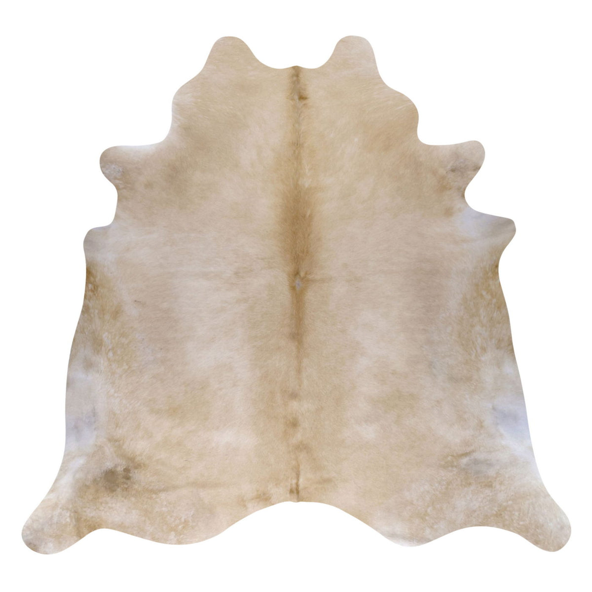 Natural Brazilian Cowhide Rug -  Caramel & Ivory