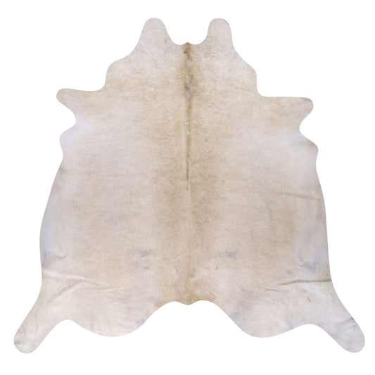 Natural Brazilian Cowhide Rug -  Ivory & Caramel