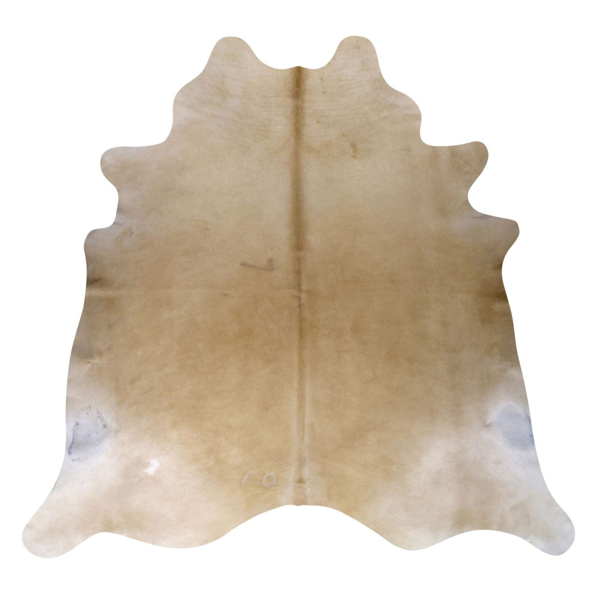 Natural Brazilian Cowhide Rug -  Caramel & Ivory