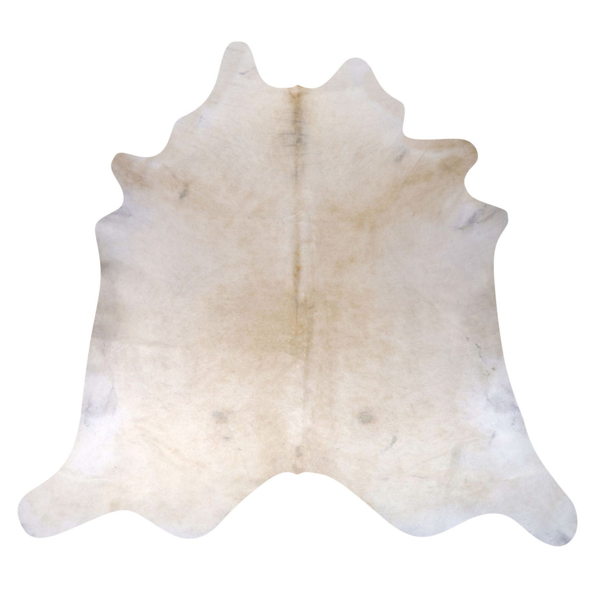 Natural Brazilian Cowhide Rug -  Ivory & Caramel