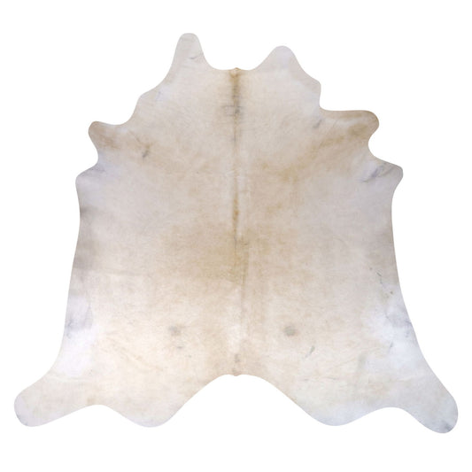 Natural Brazilian Cowhide Rug -  Ivory & Caramel