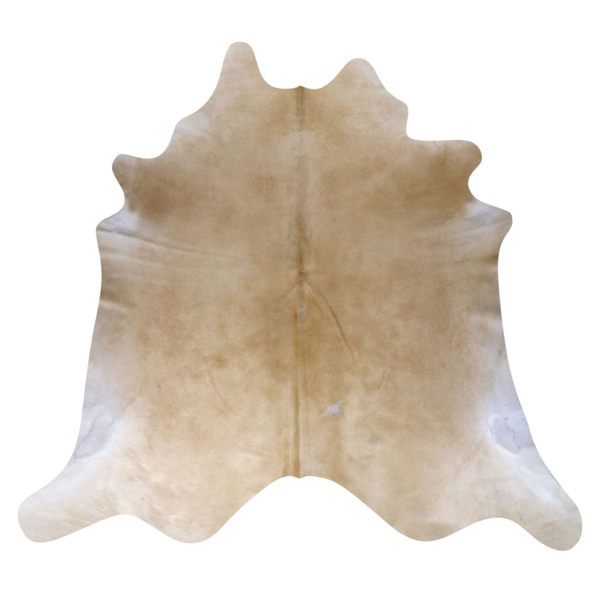 Natural Brazilian Cowhide Rug -  Caramel & Ivory