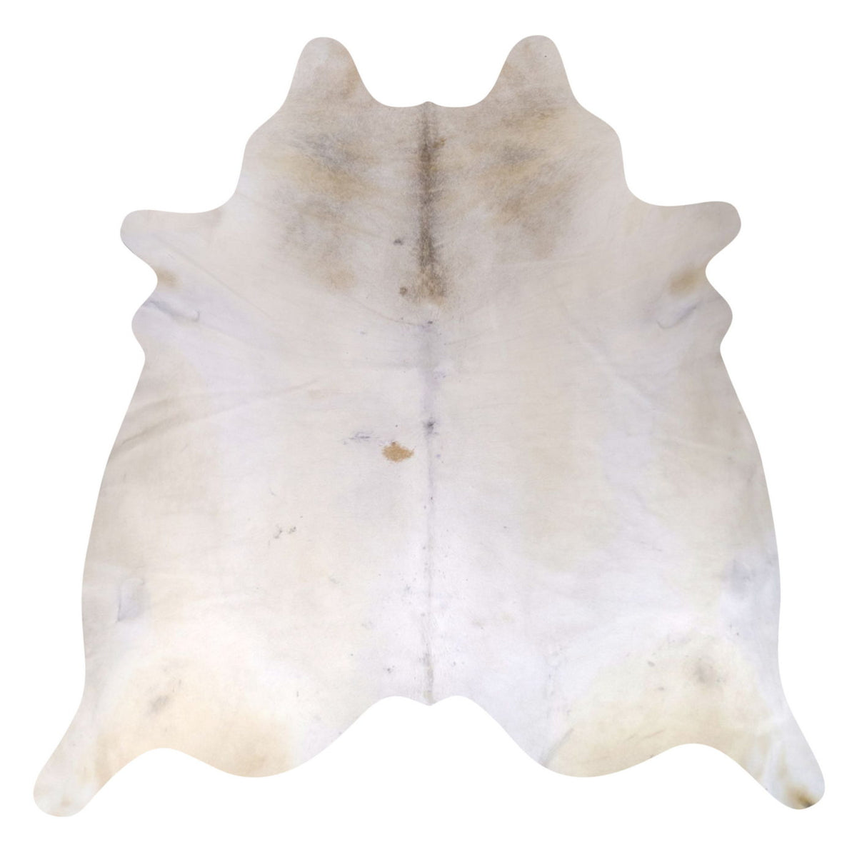 Natural Brazilian Cowhide Rug -  Ivory & Caramel