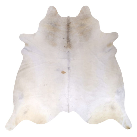 Natural Brazilian Cowhide Rug -  Ivory & Caramel