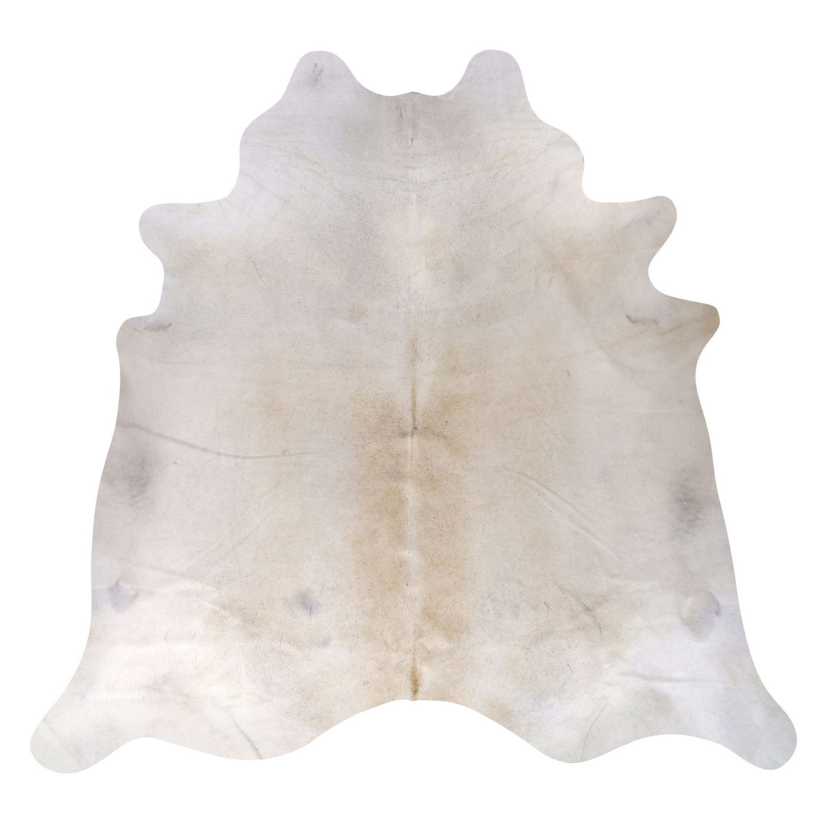 Natural Brazilian Cowhide Rug -  Ivory & Caramel