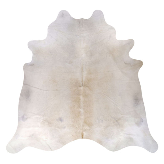 Natural Brazilian Cowhide Rug -  Ivory & Caramel
