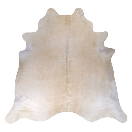 Natural Brazilian Cowhide Rug -  Ivory & Caramel