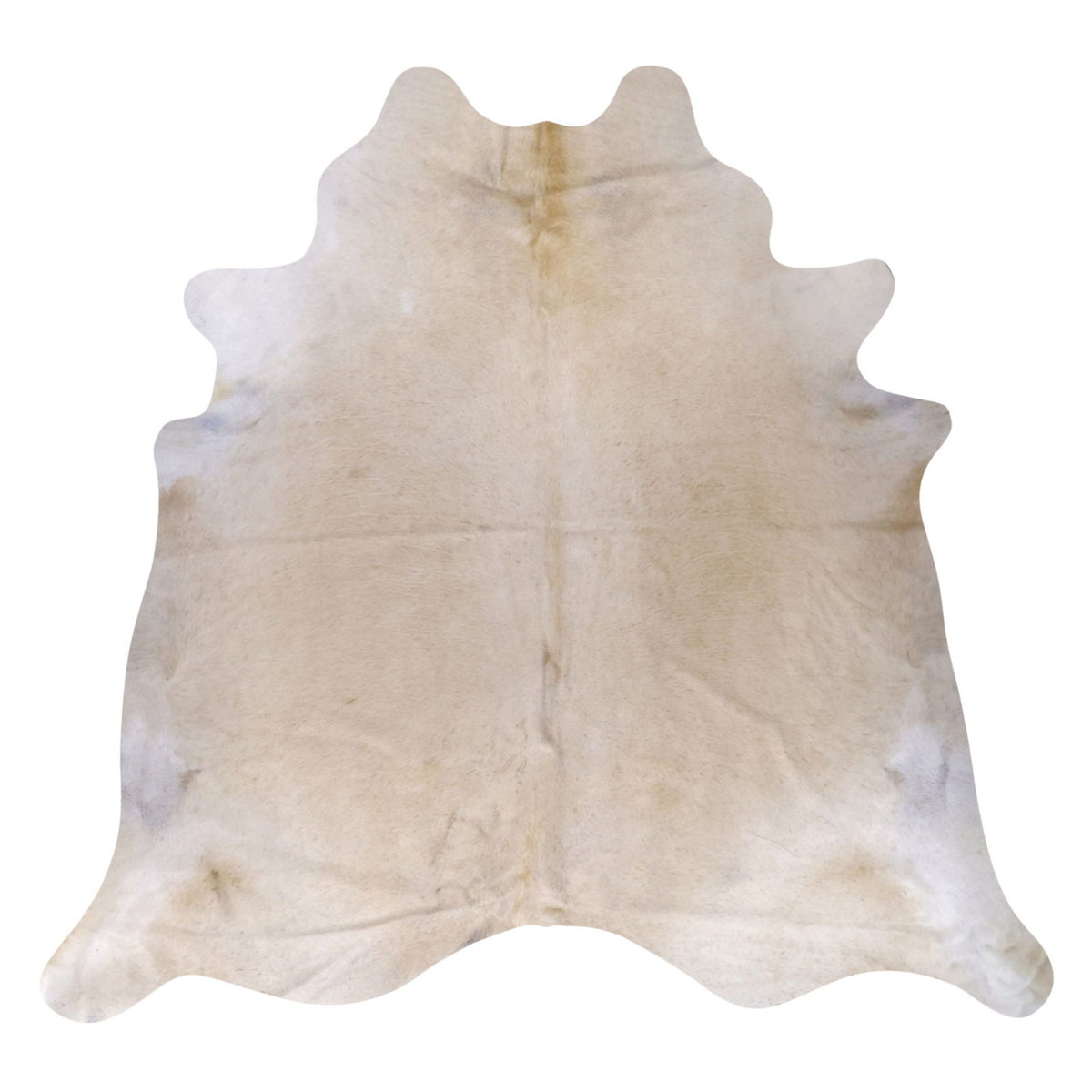 Natural Brazilian Cowhide Rug -  Ivory & Caramel
