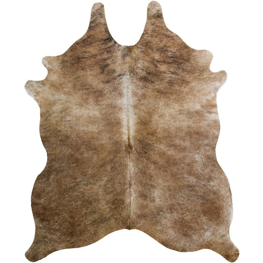 Natural Brazilian Cowhide Rug -  Caramel, Mocha & Ivory