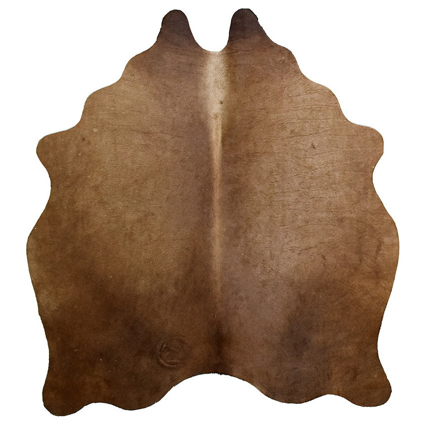 Natural Brazilian Cowhide Rug -  Mocha & Caramel