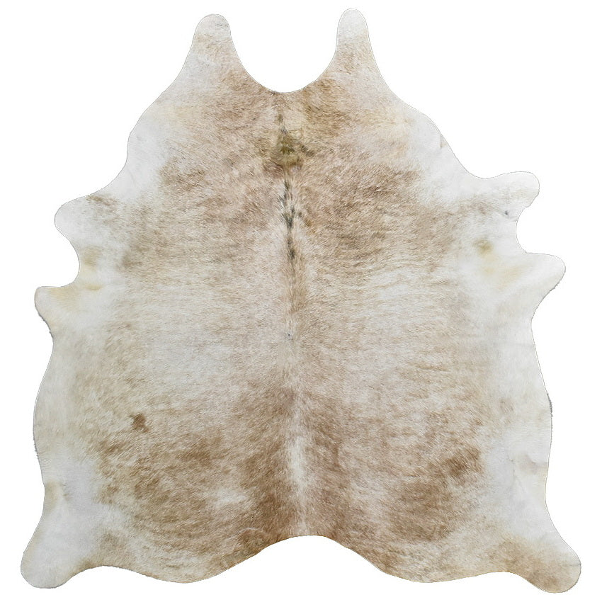 Natural Brazilian Cowhide Rug -  Ivory, Caramel & Taupe
