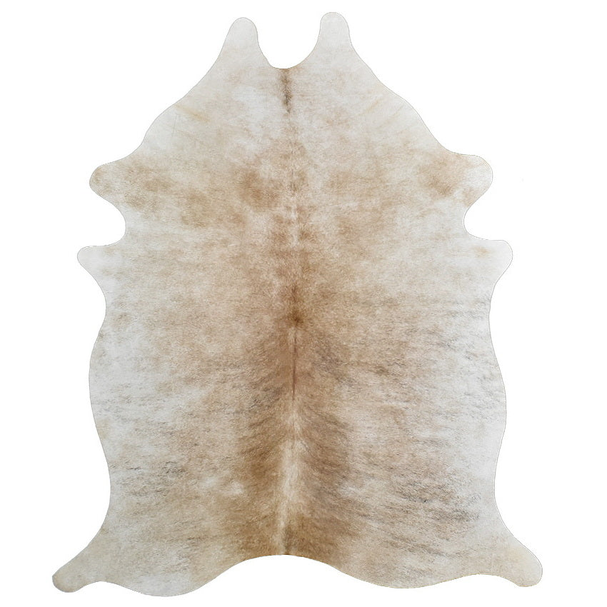 Natural Brazilian Cowhide Rug -  Ivory, Caramel & Taupe