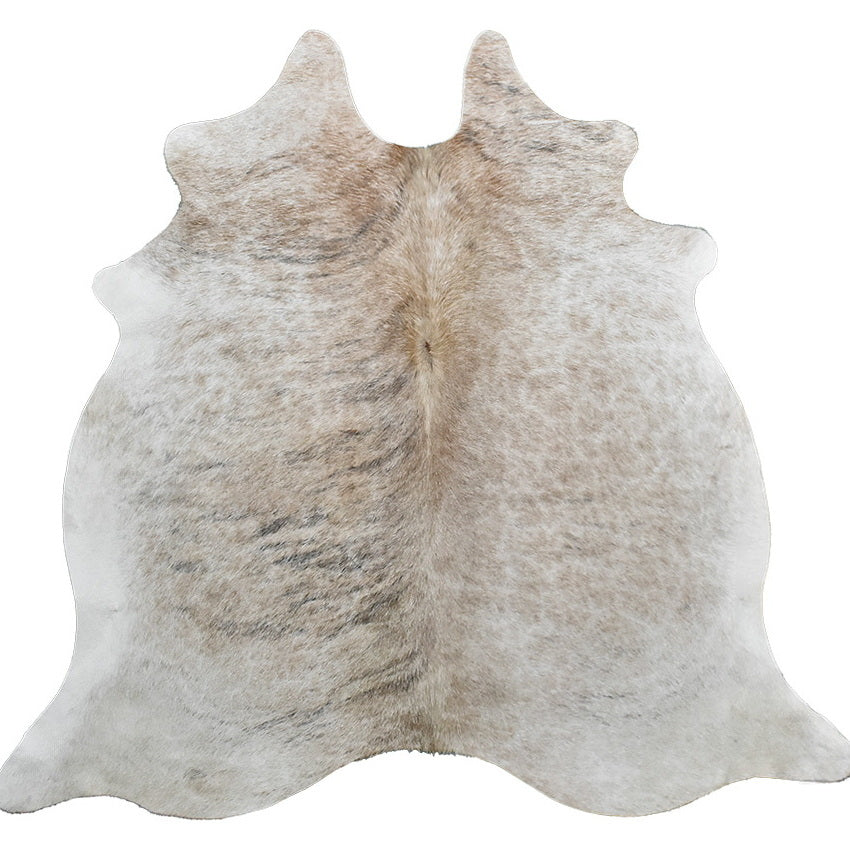 Natural Brazilian Cowhide Rug -  Ivory, Grey & Taupe