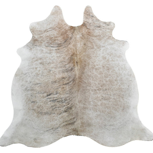 Natural Brazilian Cowhide Rug -  Ivory, Grey & Taupe