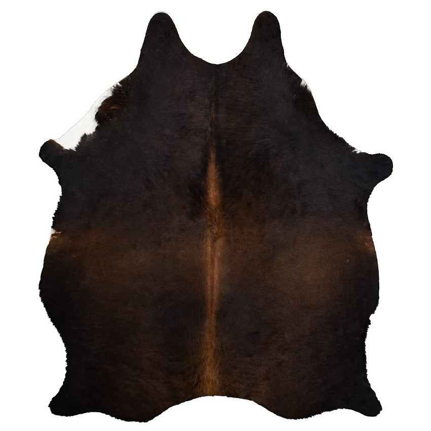 Natural Brazilian Cowhide Rug -  Espresso, Mocha & Ivory