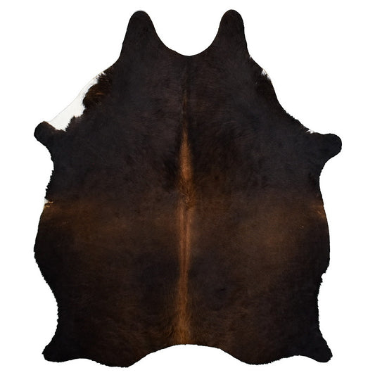 Natural Brazilian Cowhide Rug -  Espresso, Mocha & Ivory