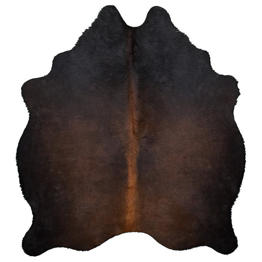 Natural Brazilian Cowhide Rug -  Espresso, Mocha & Chocolate
