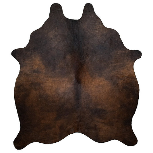 Natural Brazilian Cowhide Rug -  Espresso, Mocha & Chocolate