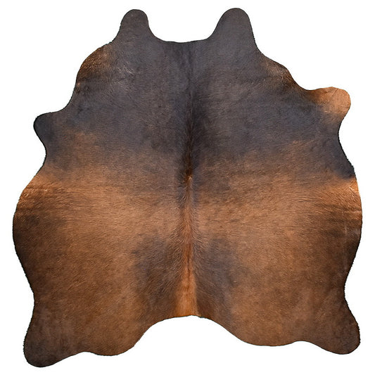 Natural Brazilian Cowhide Rug -  Mocha, Charcoal & Chocolate