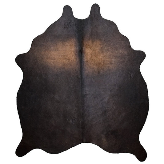Natural Brazilian Cowhide Rug -  Charcoal, Chocolate & Mocha