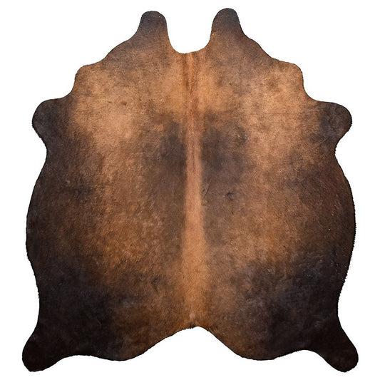 Natural Brazilian Cowhide Rug -  Mocha, Chocolate & Caramel