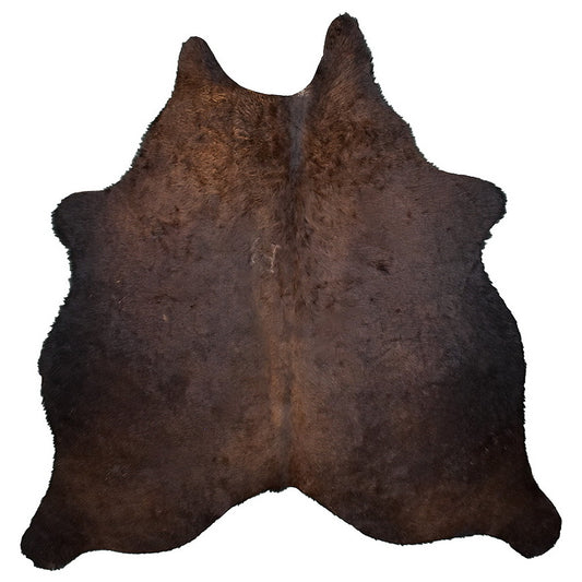 Natural Brazilian Cowhide Rug -  Chocolate, Espresso & Mocha