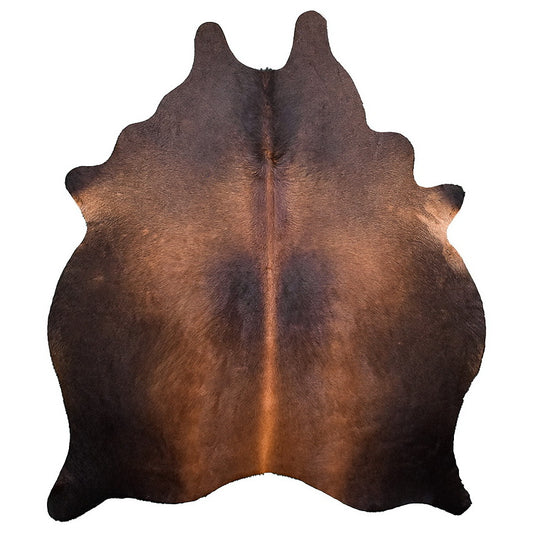 Natural Brazilian Cowhide Rug -  Mocha, Chocolate & Espresso