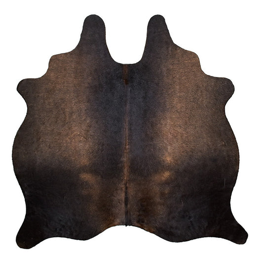 Natural Brazilian Cowhide Rug -  Espresso, Chocolate & Mocha