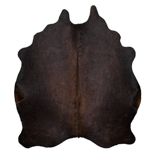 Natural Brazilian Cowhide Rug -  Espresso, Chocolate & Mocha