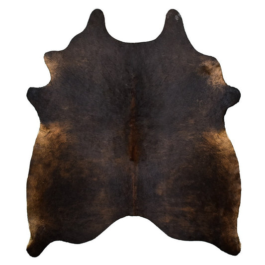 Natural Brazilian Cowhide Rug -  Espresso, Mocha & Chocolate