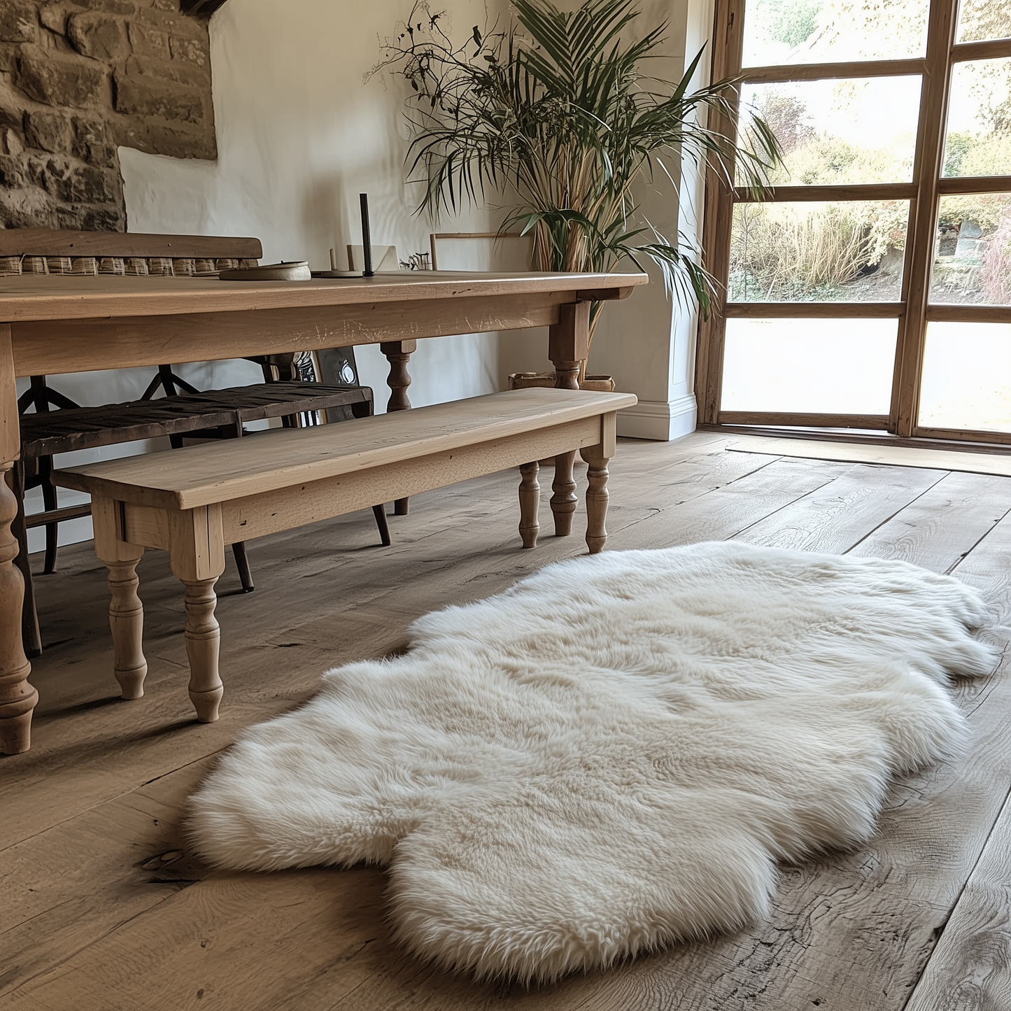Natural Shape Sheepskin 4'x6'