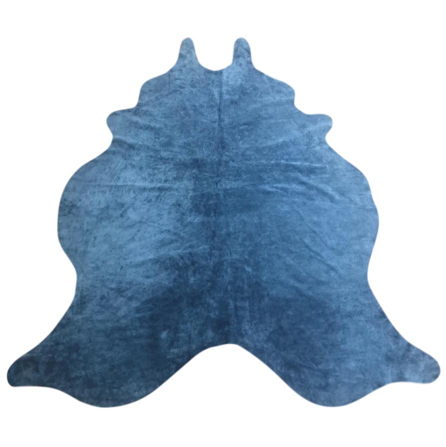 Natural Suede Rug Royal Blue 1.50 x 2.00 m